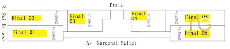 Imagem Apartamento com 1 Quarto à Venda, 41 m² em Canto Do Forte - Praia Grande