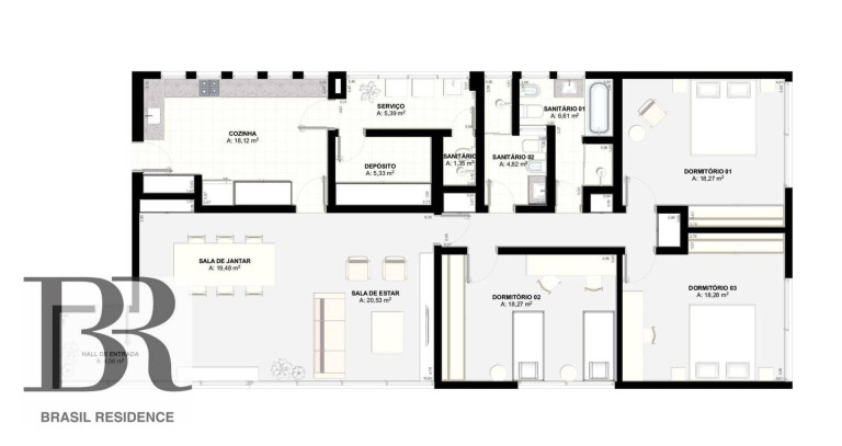 Imagem Apartamento com 3 Quartos à Venda, 172 m² em Jardim América - São Paulo