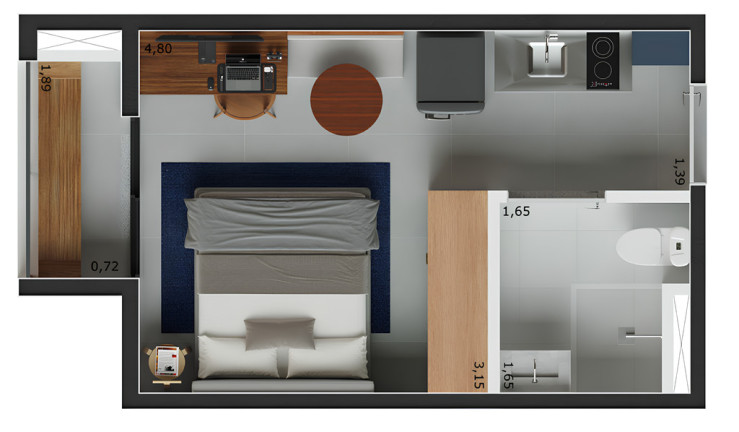 Imagem Imóvel com 1 Quarto à Venda, 18 m² em Santa Cecília - São Paulo Imagem Imóvel com 1 Quarto à Venda, 18 m² em Santa Cecília - São Paulo