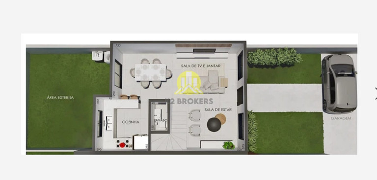 Imagem Sobrado com 3 Quartos à Venda, 147 m² em Lindóia - Curitiba