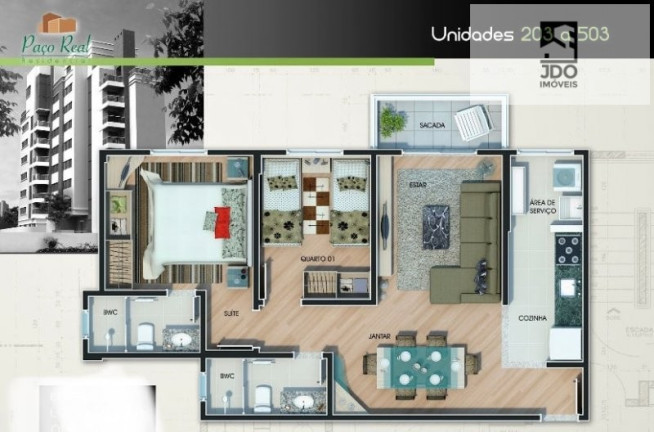 Imagem Apartamento com 2 Quartos à Venda, 63 m² em Batel - Curitiba Imagem Apartamento com 2 Quartos à Venda, 63 m² em Batel - Curitiba