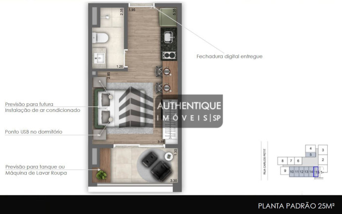 Imagem Apartamento com 1 Quarto à Venda, 25 m² em Vila Mariana - São Paulo Imagem Apartamento com 1 Quarto à Venda, 25 m² em Vila Mariana - São Paulo