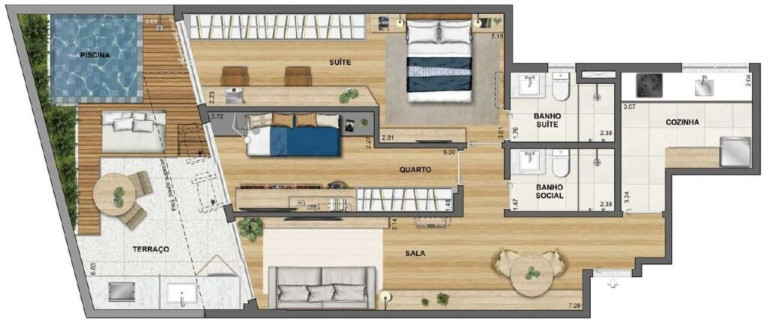 Imagem Imóvel com 3 Quartos à Venda, 133 m² em Jardim Botânico - Rio De Janeiro