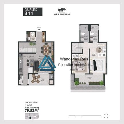 Imagem Apartamento com 2 Quartos à Venda, 68 m² em Ingleses - Florianópolis Imagem Apartamento com 2 Quartos à Venda, 68 m² em Ingleses - Florianópolis