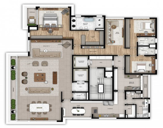 Imagem Apartamento com 4 Quartos à Venda, 355 m² em Paraíso - São Paulo Imagem Apartamento com 4 Quartos à Venda, 355 m² em Paraíso - São Paulo