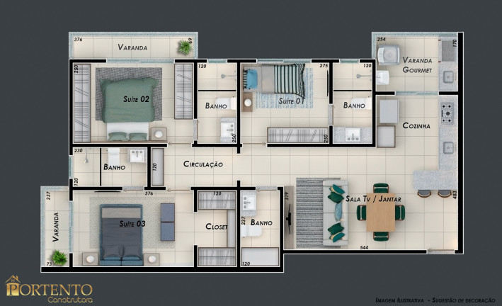 Imagem Apartamento com 3 Quartos à Venda, 86 m² em Jaraguá - Uberlândia Imagem Apartamento com 3 Quartos à Venda, 86 m² em Jaraguá - Uberlândia