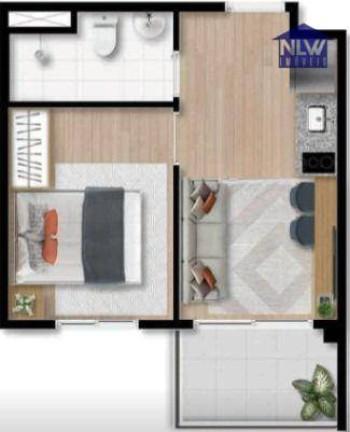 Apartamento com 1 Quarto à Venda, 27 m² em Moema - São Paulo