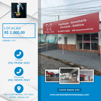 Imagem Imóvel Comercial para Alugar, 100 m² em Cidade Nova - Manaus