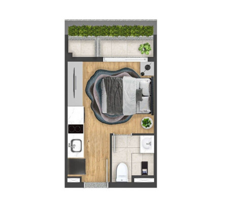Studio com 1 Quarto à Venda, 20 m² em Itaim Bibi - São Paulo