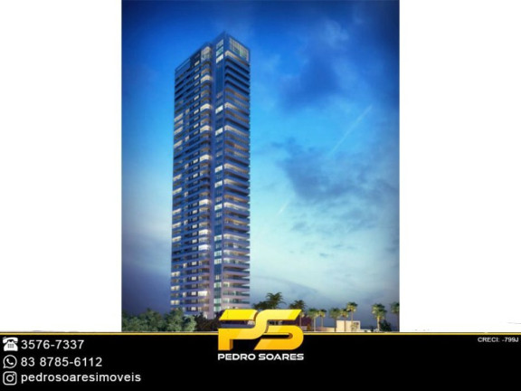 Imagem Apartamento com 5 Quartos à Venda, 414 m² em Altiplano Cabo Branco - João Pessoa