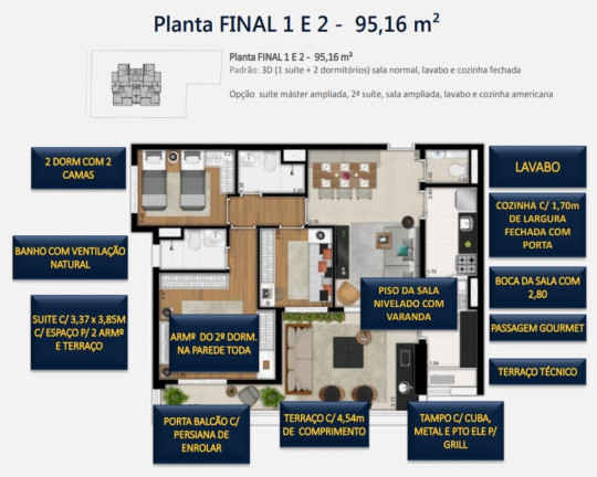 Imagem Apartamento com 2 Quartos à Venda, 69 m² em Vila Clementino - São Paulo