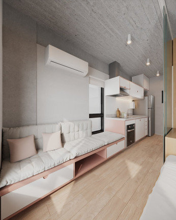 Imagem Apartamento com 2 Quartos à Venda, 41 m² em São Francisco - Curitiba