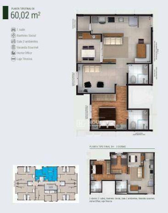 Imagem Apartamento com 1 Quarto à Venda, 60 m² em Vila Do Golfe - Ribeirão Preto Imagem Apartamento com 1 Quarto à Venda, 60 m² em Vila Do Golfe - Ribeirão Preto