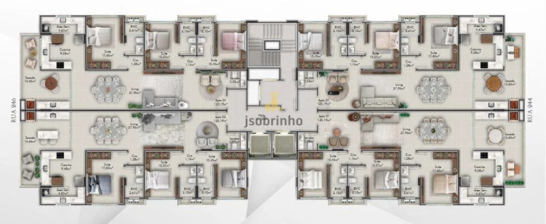 Imagem Apartamento com 3 Quartos à Venda, 129 m² em Meia Praia - Itapema
