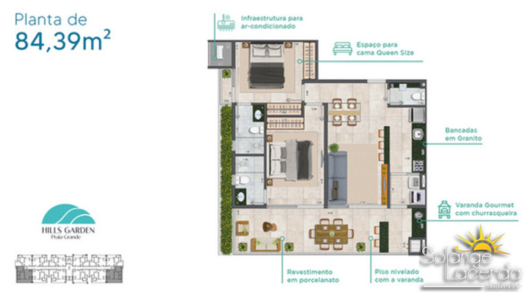 Imagem Apartamento com 2 Quartos à Venda, 62 m² em Praia Grande - Ubatuba