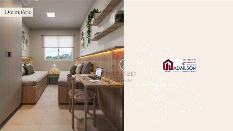 Imagem Casa com 2 Quartos à Venda, 100 m² em Forquilhas - São José