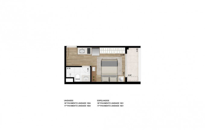 Imagem Studio com 1 Quarto à Venda, 41 m² em Centro - São Paulo