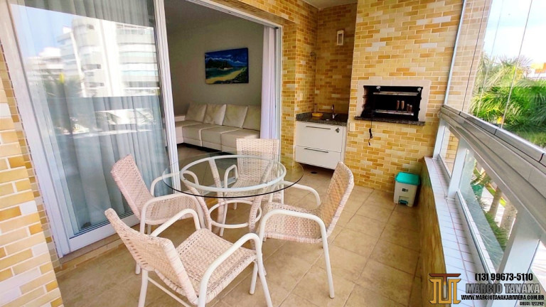 Imagem Imóvel com 3 Quartos para Alugar ou Temporada, 110 m² em Riviera - Bertioga