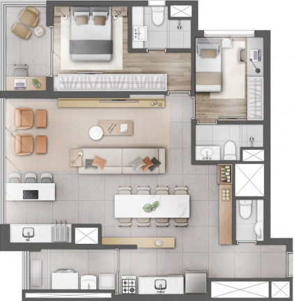Imagem Apartamento com 2 Quartos à Venda, 61 m² em Vila Romana - São Paulo