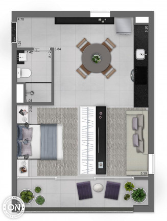 Imagem Studio com 1 Quarto à Venda, 27 m² em Jardim Paulista - São Paulo