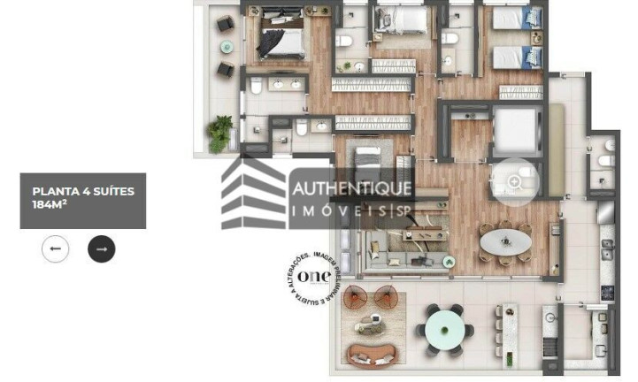 Imagem Apartamento com 4 Quartos à Venda, 184 m² em Perdizes - São Paulo