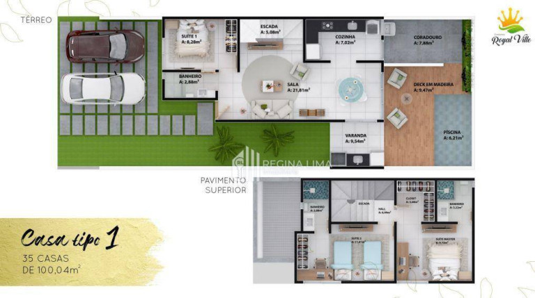 Imagem Casa com 3 Quartos à Venda, 100 m² em Morros - Teresina