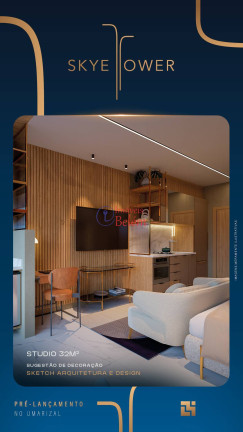 Imagem Apartamento com 1 Quarto à Venda, 32 m² em Umarizal - Belém
