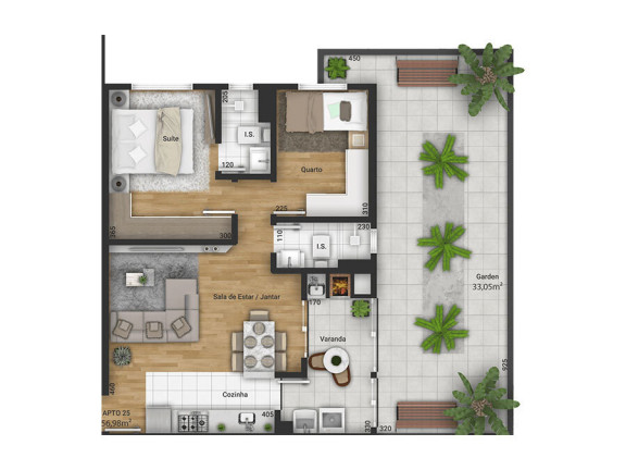 Imagem Imóvel com 2 Quartos à Venda, 90 m² em Tingui - Curitiba