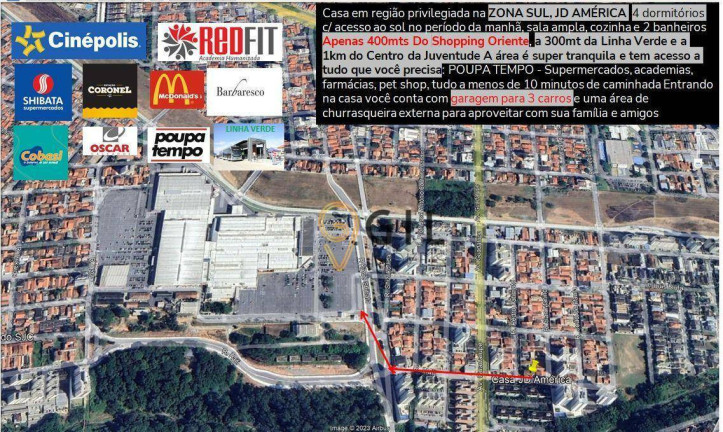 Imagem Sobrado com 4 Quartos à Venda, 172 m² em Jardim América - São José Dos Campos