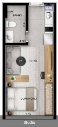 Imagem Apartamento com 1 Quarto à Venda, 38 m² em Vila Mariana - São Paulo