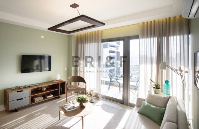 Imagem Apartamento com 1 Quarto à Venda, 64 m² em Brooklin - São Paulo Imagem Apartamento com 1 Quarto à Venda, 64 m² em Brooklin - São Paulo