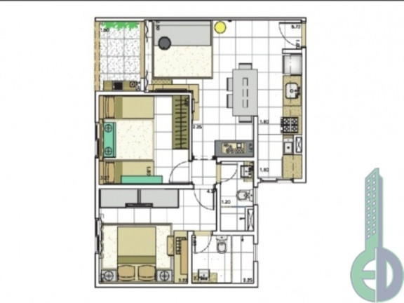 Imagem Imóvel com 2 Quartos à Venda, 65 m² em Santa Maria - Sao Caetano Do Sul Imagem Imóvel com 2 Quartos à Venda, 65 m² em Santa Maria - Sao Caetano Do Sul