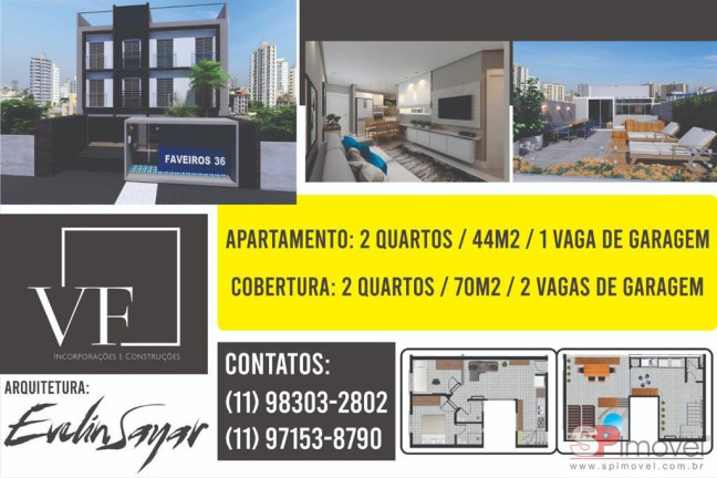 Apartamento com 2 Quartos à Venda, 120 m² em Vila Alpina - Santo André
