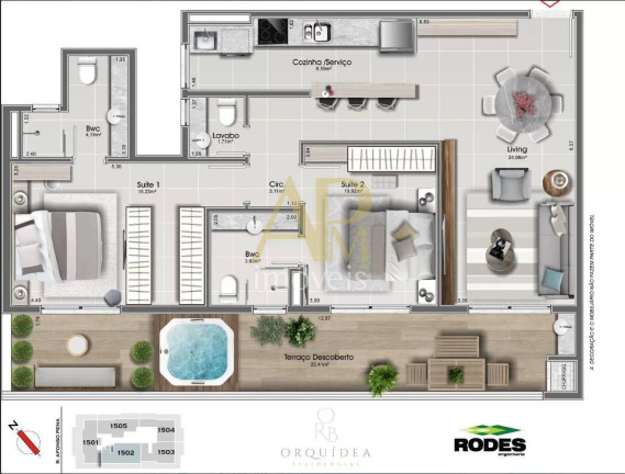 Imagem Apartamento com 2 Quartos à Venda, 109 m² em Canto - Florianópolis