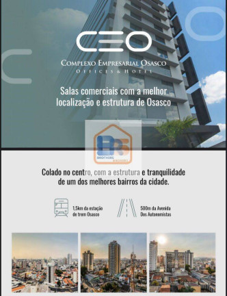 Sala Comercial à Venda, 37 m² em Vila Osasco - Osasco