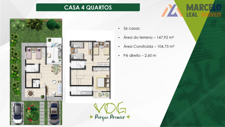 Imagem Casa de Condomínio com 3 Quartos à Venda, 95 m² em Primavera - Vitória Da Conquista Imagem Casa de Condomínio com 3 Quartos à Venda, 95 m² em Primavera - Vitória Da Conquista