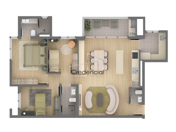 Imagem Apartamento com 3 Quartos à Venda, 108 m² em Vila Izabel - Curitiba Imagem Apartamento com 3 Quartos à Venda, 108 m² em Vila Izabel - Curitiba