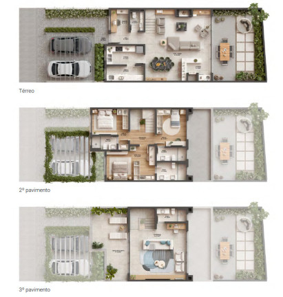 Imagem Casa de Condomínio com 3 Quartos à Venda, 344 m² em Vila Conceição - Porto Alegre