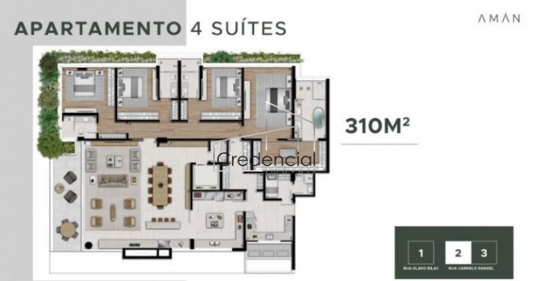 Imagem Apartamento com 3 Quartos à Venda, 310 m² em Batel - Curitiba Imagem Apartamento com 3 Quartos à Venda, 310 m² em Batel - Curitiba