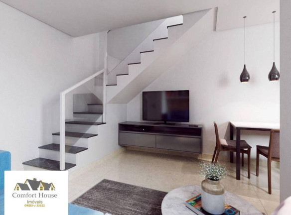 Cobertura com 2 Quartos à Venda, 100 m² em Campestre - Santo André