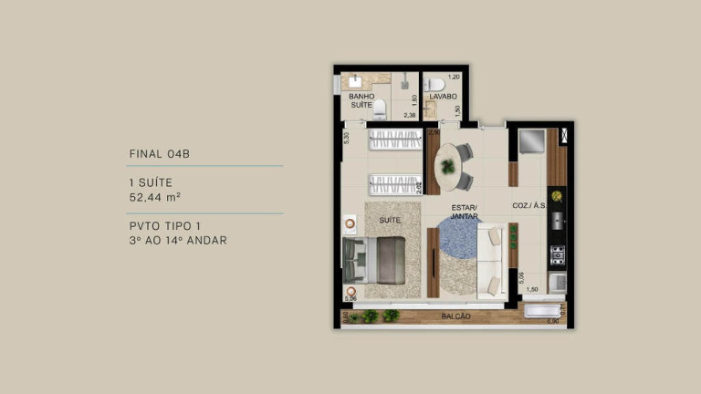 Imagem Apartamento com 1 Quarto à Venda, 43 m² em Serrinha - Goiânia