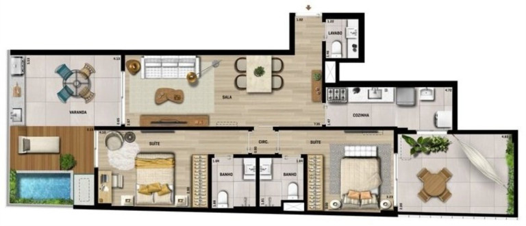Imagem Imóvel com 2 Quartos à Venda, 106 m² em Botafogo - Rio De Janeiro