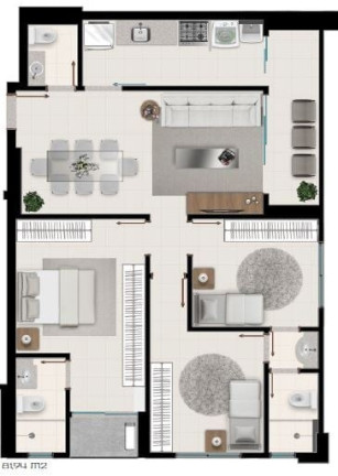 Imagem Apartamento com 3 Quartos à Venda, 81 m² em Setor Leste Universitário - Goiânia Imagem Apartamento com 3 Quartos à Venda, 81 m² em Setor Leste Universitário - Goiânia