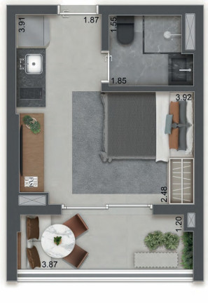 Imagem Studio à Venda, 26 m² em Mooca - São Paulo
