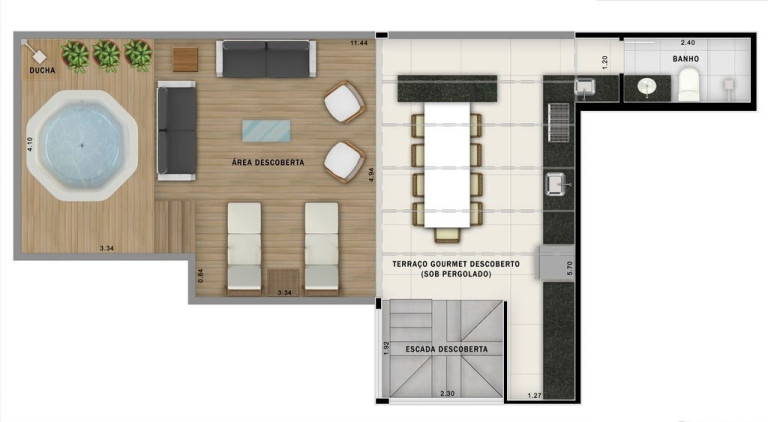 Imagem Imóvel com 2 Quartos à Venda, 44 m² em Jardim - Santo André Imagem Imóvel com 2 Quartos à Venda, 44 m² em Jardim - Santo André