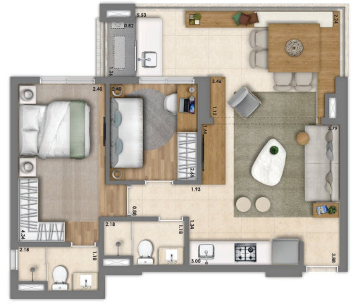 Imagem Apartamento com 1 Quarto à Venda, 37 m² em Vila Mariana - São Paulo