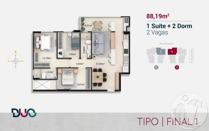 Imagem Apartamento com 3 Quartos à Venda, 144 m² em Itajaí