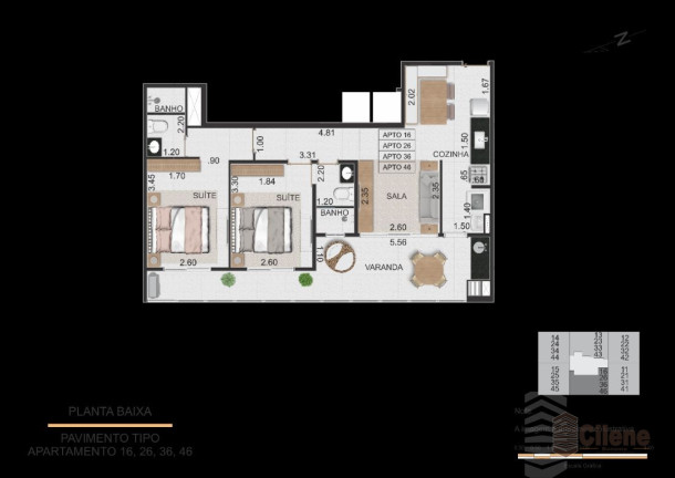 Imagem Apartamento com 2 Quartos à Venda, 72 m² em Tenório - Ubatuba Imagem Apartamento com 2 Quartos à Venda, 72 m² em Tenório - Ubatuba