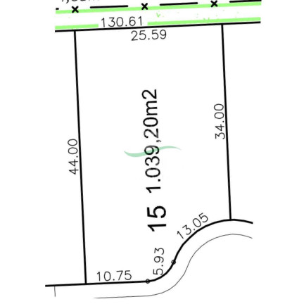 Terreno em Condomínio à Venda, 1.039 m² em Centro - Cabreúva