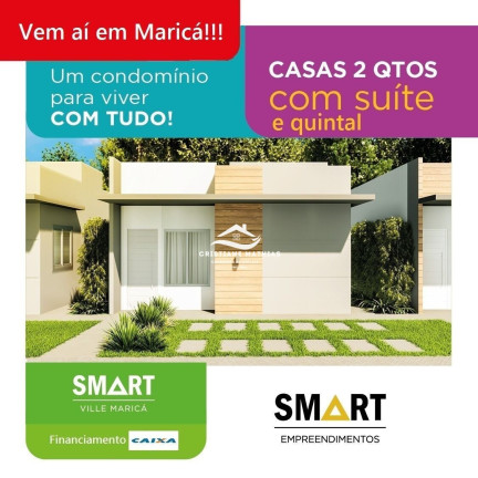 Imagem Casa de Condomínio com 2 Quartos à Venda, 50 m² em Ubatiba - Maricá Imagem Casa de Condomínio com 2 Quartos à Venda, 50 m² em Ubatiba - Maricá